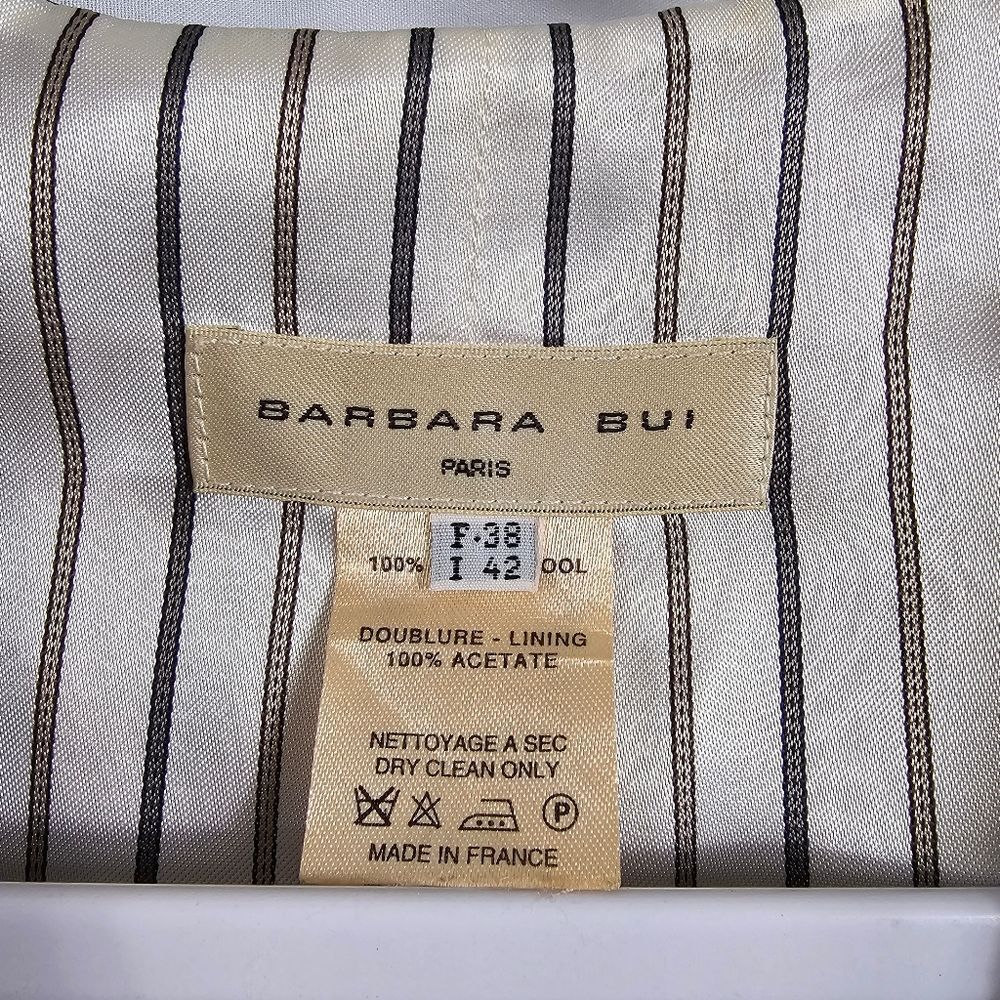 Barbara Bui Houndstooth Wool Waist Coat - Size 38(F) - Picture 2 of 12